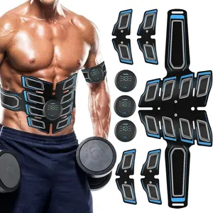 Ab Stimulator, USB Rechargeable Ab Toning Belt, Muscle Stimulator for Abs, Home Gym Equipment for Men & Women, Workout Enhancer, Core Trainer
