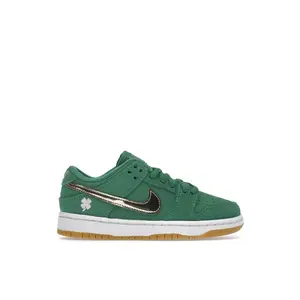 Nike Kid's SB Dunk Low St. Patrick's Day (2022) Skateboarding Shoes, from StockX