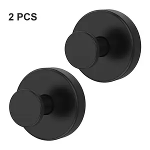 Suction Cup Hooks for Shower, Removable Towel Hooks for Bathroom Window Glass Door Wall, Bath Robe Looafh Wreath Hook for Hanging - 2 Pack