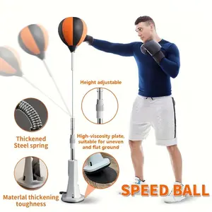 Reinforced high-quality Adjustable Toughness indoor boxing reaction ball, used for training reaction speed, suitable for adult and adolescent boxing training and fitness.