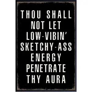 Motivation Quotes Wall Art - Funny Quotes Wall Art & Decor - Funny Sayings Wall Decor - Positive Poster - Entrepreneur Gifts - Home Office Decor - Man cave Sign - Inspiration - UNFRAMED 8x12 in Print