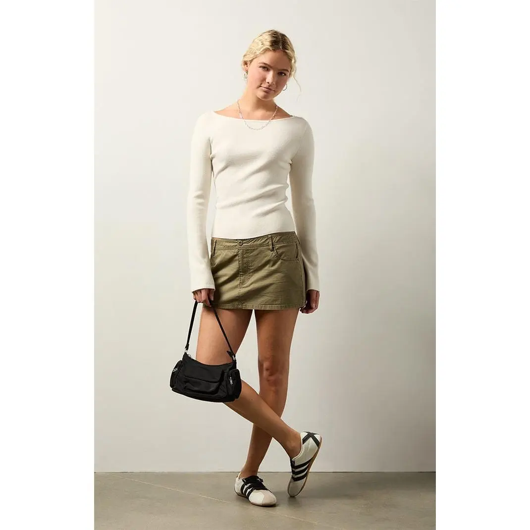 Your Favorite Women's Sage Ribbed Long Sleeve Sweater