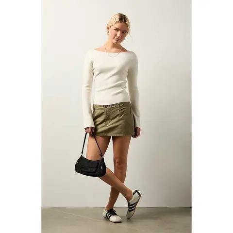 Your Favorite Women's Sage Ribbed Long Sleeve Sweater