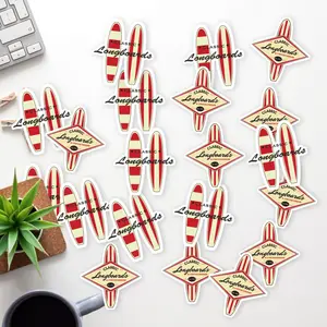 Stickers Pack 20 Pcs Classic Guitar Longboards Laptop Vinyl Colorful Bumper Water Car Luggage Skateboard Bike Waterproof Bottle Aesthetic