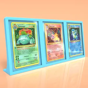 Triple Toploader Card Display – Pokémon, MTG, Lorcana, Sports & TCGs