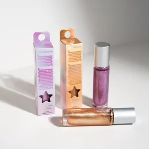 Kara Beauty Shimmer Star Roll-on Glitter - 7.8mL Hydrating Formula for Face & Body - Vegan Cruelty-Free - Easy Roll-on Applicator - Lightweight Buildable Shimmer