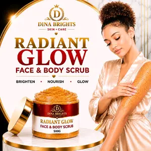 RADIANT GLOW FACE & BODY SCRUBS.