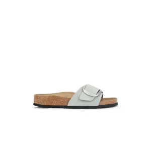 BIRKENSTOCK Madrid Big Buckle Sandal in Pure Sage