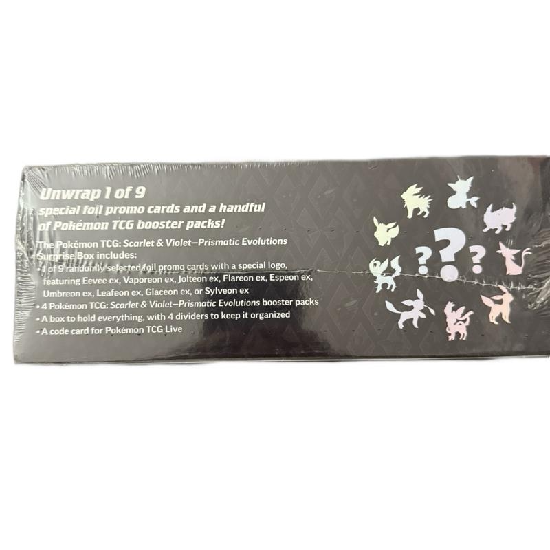 Scarlet and violet Prismatic evolutions surprise box Pokémon