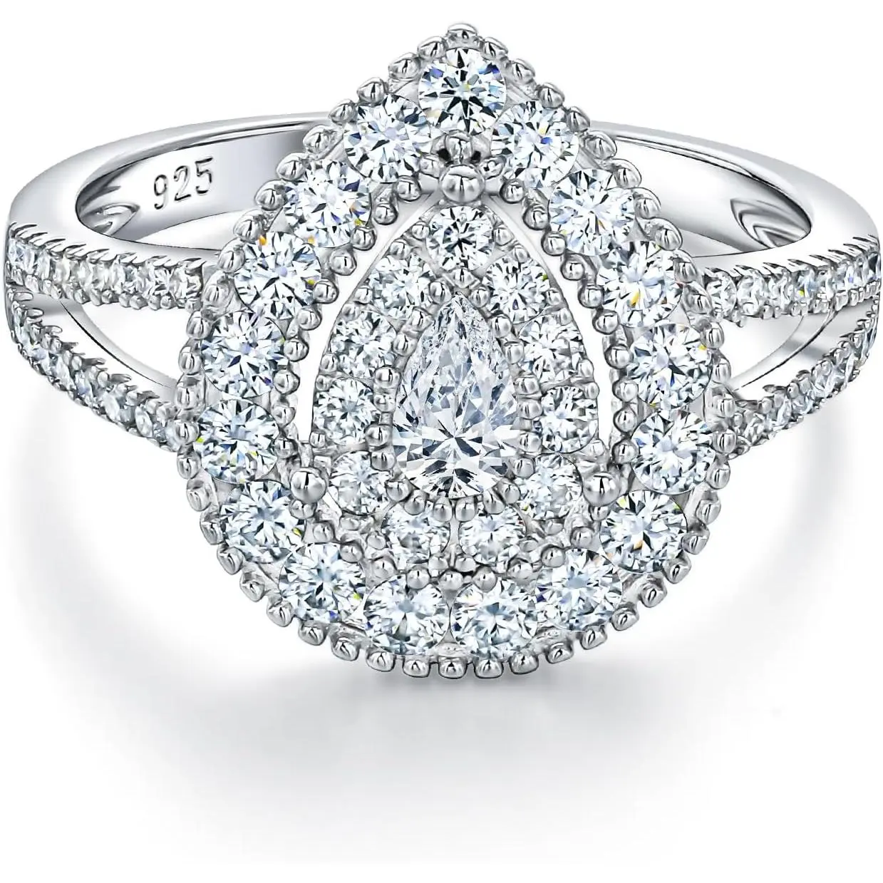 Pear-shaped A/1.2 carats