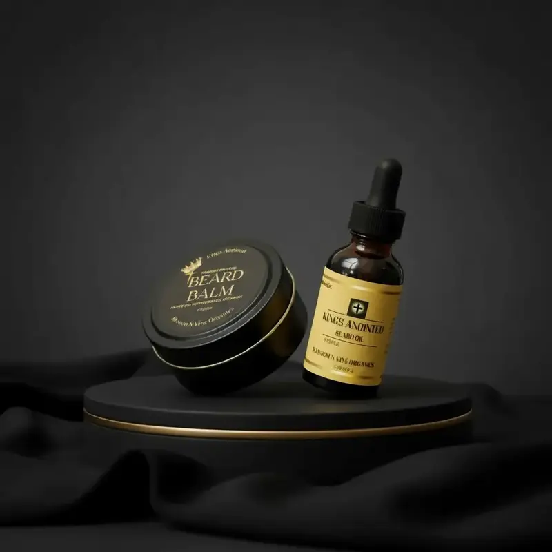 Kings Anointed Men’s Beard Oil & Balm| Sensitive Skin safe!