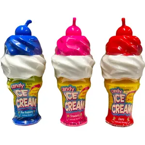 Koko's Ice Cream Candy Twist-N-Lik 0.64oz Pack of 3 Sweet Snack Berry Flavor