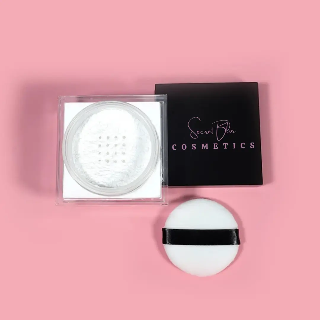Secret Blan Cosmetics Translucent Setting Powder - Silky Makeup for a Flawless Finish