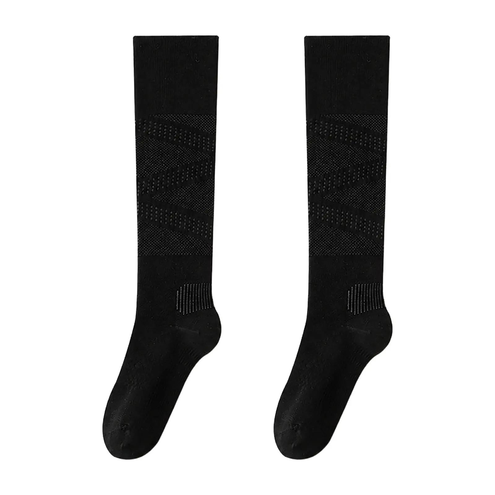 Women's Compression Socks, Breathable Cotton Knee-Highs with a Comfortable Seamless Fit for Travel, Pregnancy & All-Day Wear (7-8mmHg), Knit, Soft