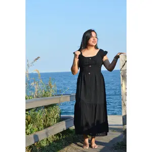 Fairy Goddess Beautiful - Long Dress Black