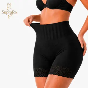 SUPRAFOX Shapewear Sculpting Shorts for Women Seamless High Waisted Body Tummy Control Shaper Thigh Slimming Underwear waist sweat trainer