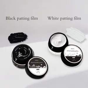 2 pieces of nail gel black and white, gradual change nail art gel gradual change patting gel gel, gradual change natural effect solid gel, gradual change effect Christmas nail gift nail salon DIY nail salon Gel Polish