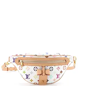 Pre-owned Louis Vuitton material Belt Bags x Takashi Murakami High Rise Bum Bag Monogram Multicolor by Rebag