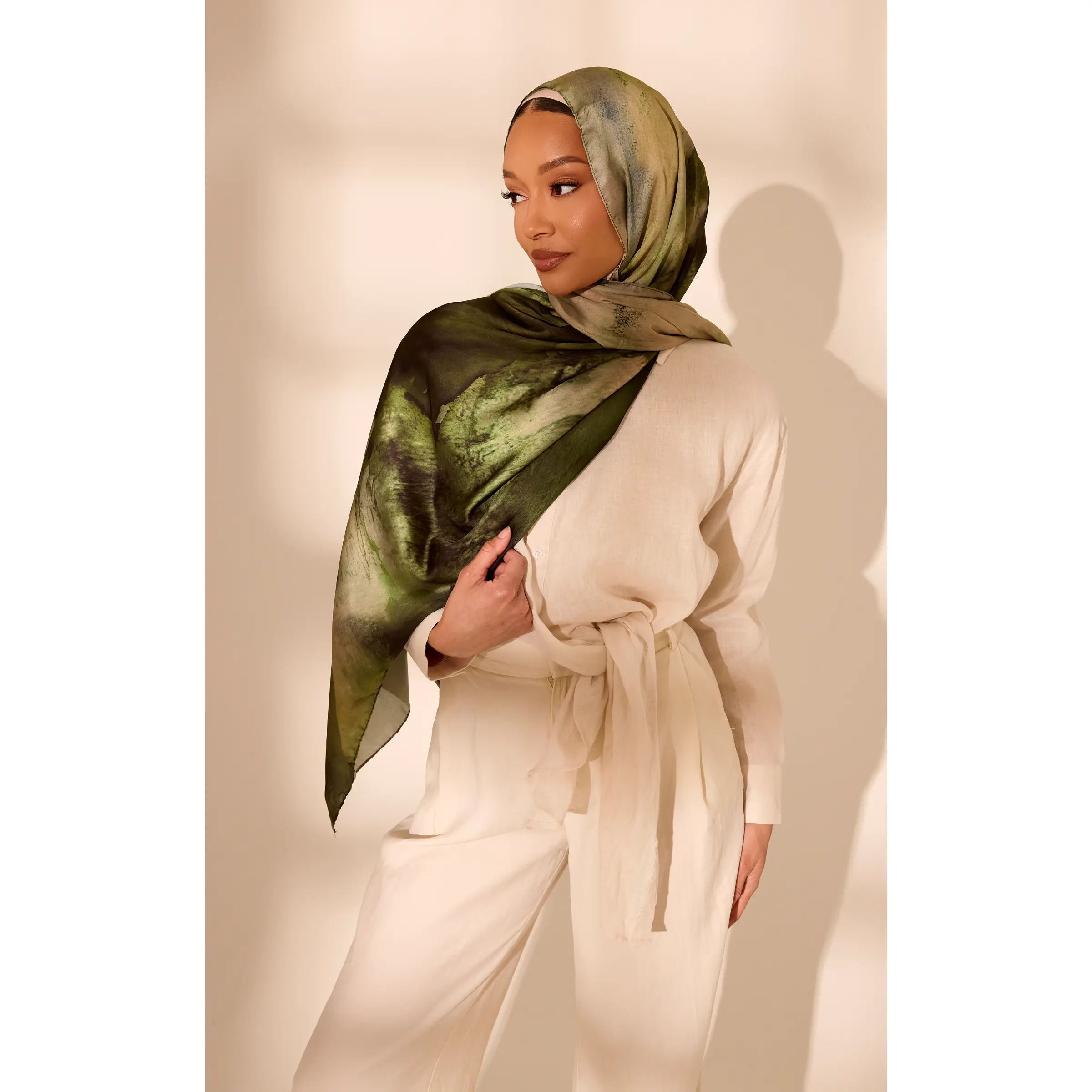 Printed Satin