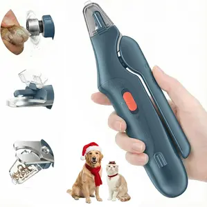 2-in-1 Dog & Cat Nail Clippers – Safe Claw Trimmer for Large, Medium & Small Dogs, Cats & Pets