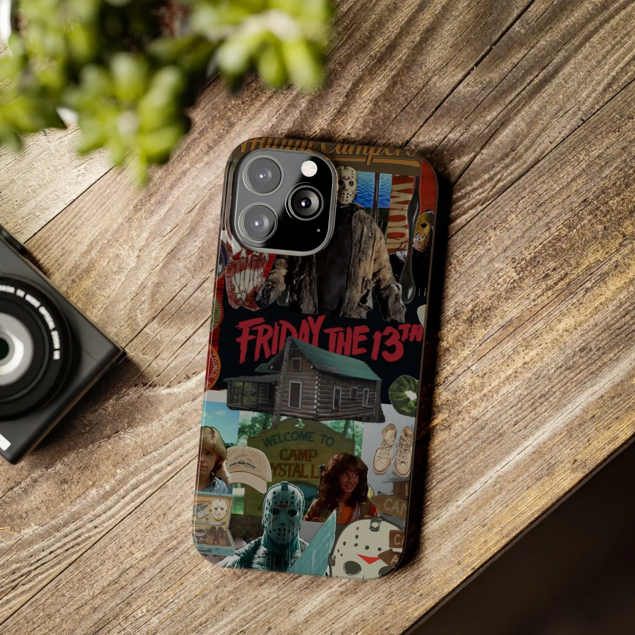 Friday The 13th Phone Cases, Halloween Case For iPhone 17, 16, 15, 14, 13, 12, 11, Jason Voorhees iPhone Case, Camp Crystal Lake Cover, Hallowwen Gift