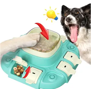 Mankoda Dog Puzzle Toy 2 Levels Treat Dispensing Slow Feeder IQ Training Toy for Medium Large Dogs