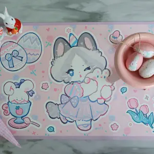 FurrE Pet Spring Collection Placemat (Pink)