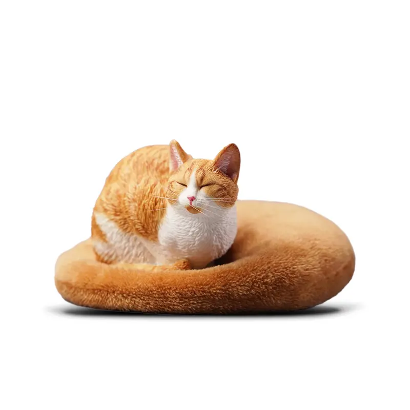 JXK Studio Sleeping Cat 2.0 Figurine Statue Series Durable Polyresin with Intricate Details
