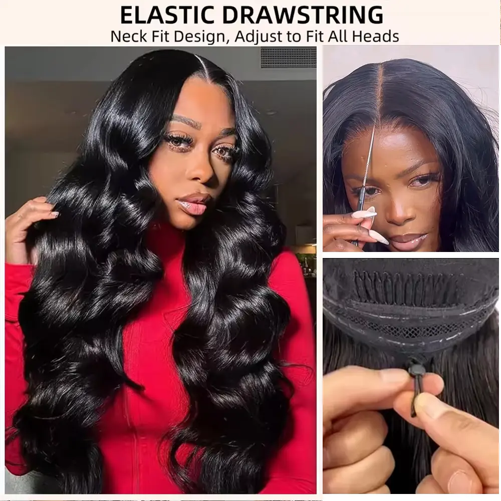 13x4 Glueless Drawstring Wig