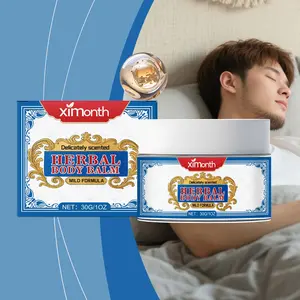Ximonth Herbal Sleep Cream Relaxes Before Going To Bed. Plant Essence Fragrance Provides Daily Care For A Comfortable Sleep At Night