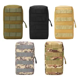 Tactical Molle Pouch, Mobile Phone Storage Bag, Portable Tactical Organizer, Edc Accessory Case, Compact Utility Pocket, Waist Slip Pocket, Waist Packs