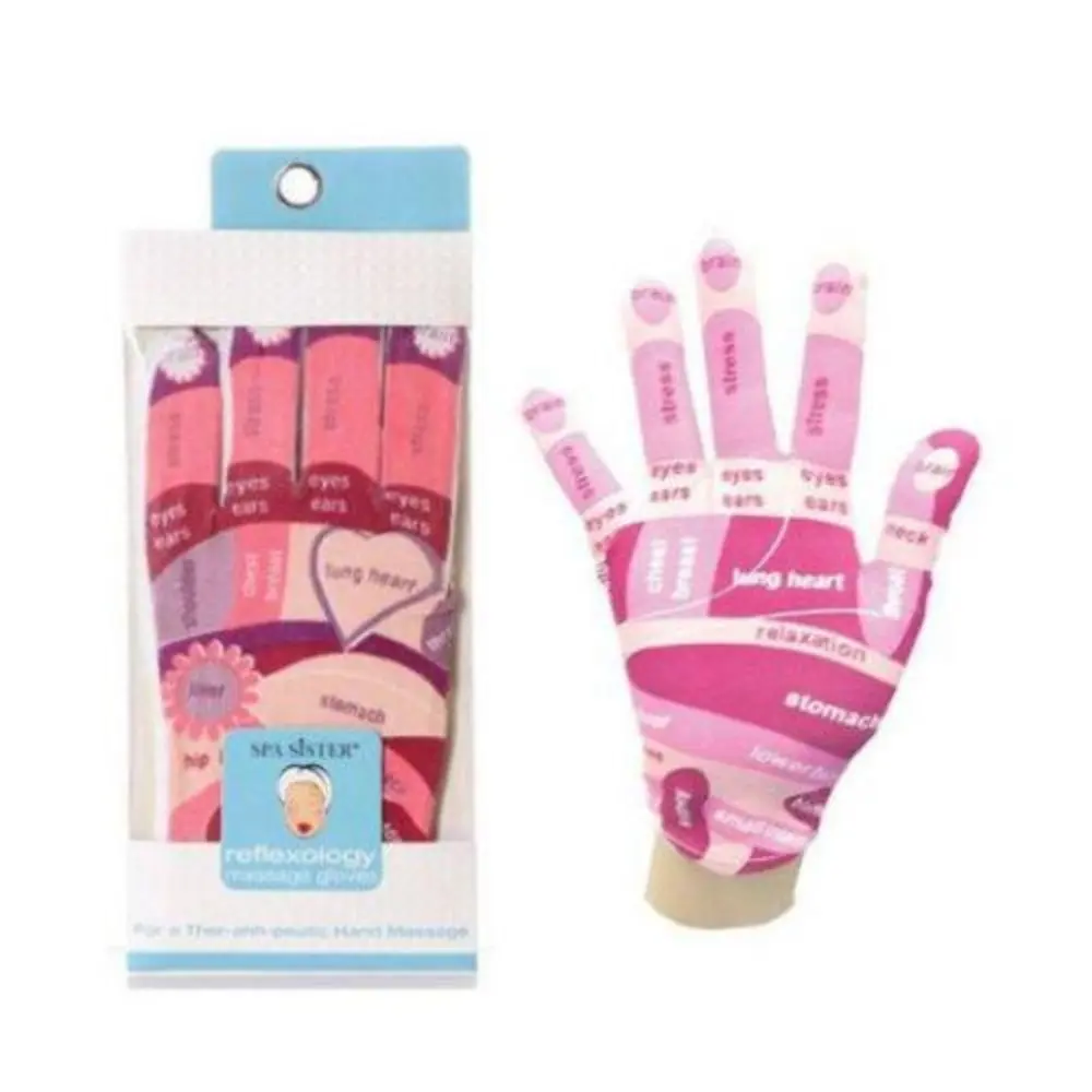 Spa Sister Reflexology Gloves - Therapeutic Hand Muscle Therapy Tool, Relaxing Adults' Relaxation Aid, Home Supplies Body Care Cleansing Gloves for Home Use, Spa Enthusiasts