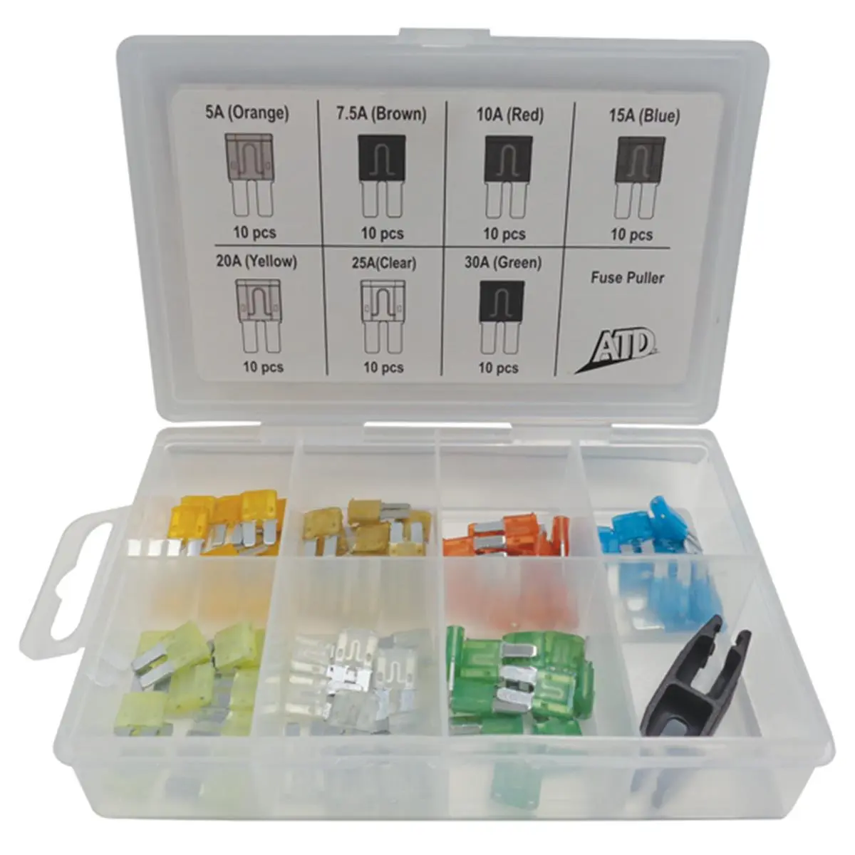 212 MAIN ATD-339 Micro-2 Fuse Assortment - 71-Piece, Zinc Alloy Electrodes, Box, High-Quality Modern Products for Leisure & Sports Outdoor Cycling Equipment