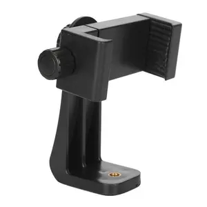 360 Degree Rotatable Phone Holder, Universal Phone Clip for Tripod, Phone Accessories for Live Streaming, Vlogging, Video Recording, Stand