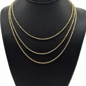 14KT Gold Rope Chain 2mm Semisolid 14KT Gold Rope Chain 2mm Semisolid