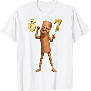 Funny Tung Tung 67 Meme Triple T Speed Face Brainrot T-Shirt