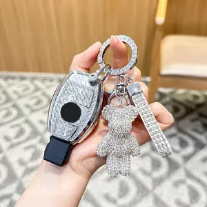 For Mercedes Benz Key Fob Cover, Key Case Protection Fit for Mercedes Benz C E S M CLS CLK G Class Smart Key Holder