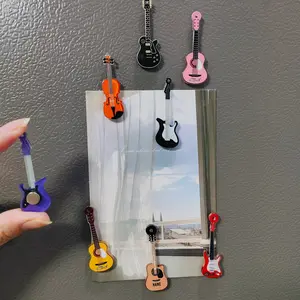 10 Piece Colorful Acrylic Guitar Accessories Set, DIY Earrings Keychains Necklaces Pendants, Craft Supplies for Music Lovers