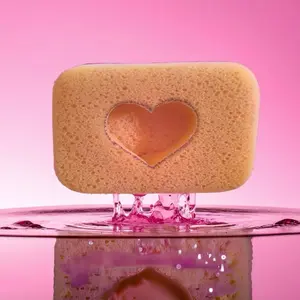 Heart Shape Hand Cut Sponge for Heavy Duty Use Heart Shape Hand Cut Sponge for Heavy Duty Use