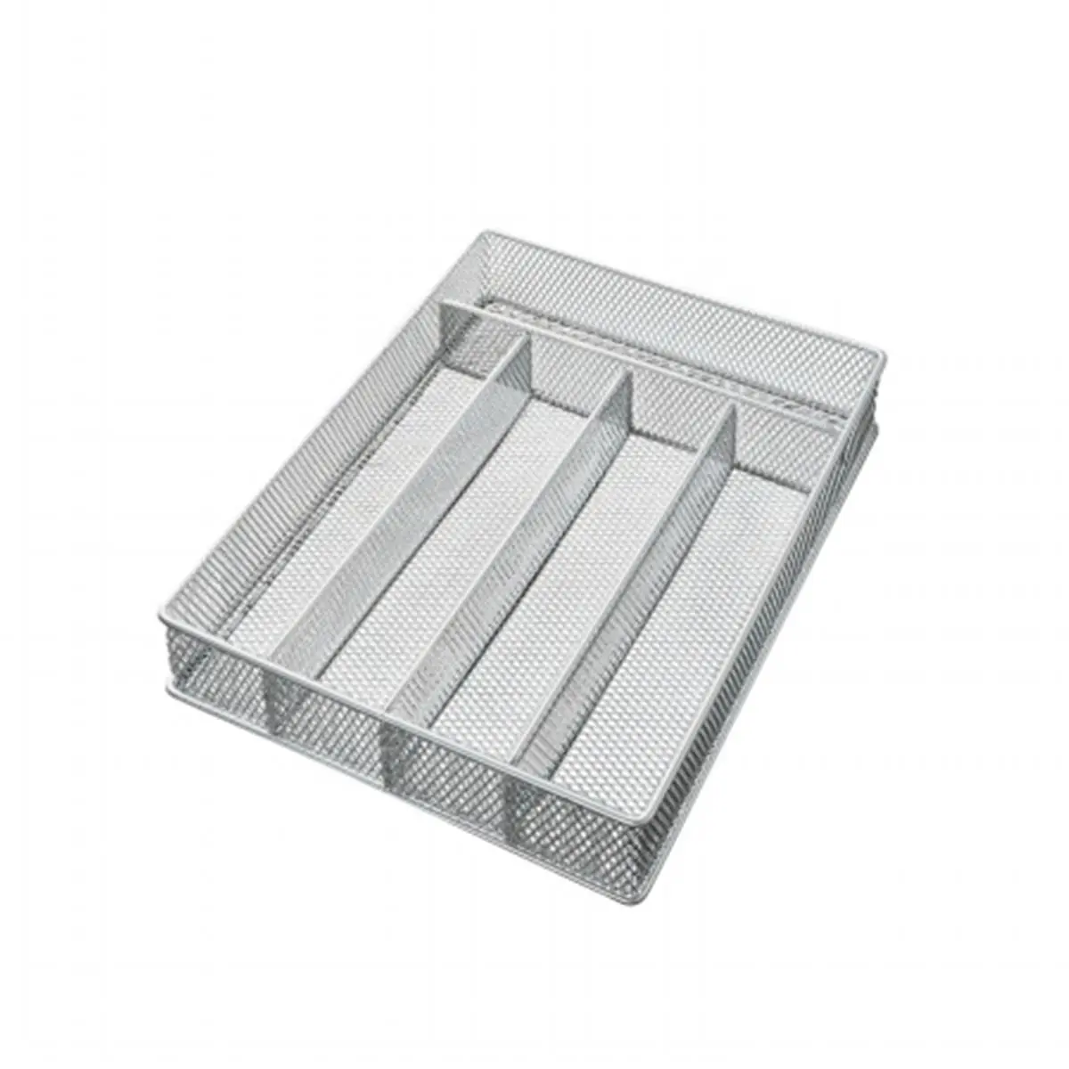 212 MAIN Contemporary 5-Part In-Drawer Utensil Organizer Tray Set, 196 Mesh Steel Construction, Chip-Proof Design for Chipping Resistance, Resists Chipping