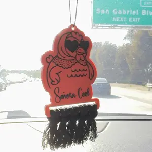 Señora Cool Rear Mirror Car Air Freshener/Hanger