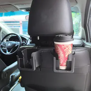 Multifunctional Car Seat Back Storage Rack, Car Backseat Organizer with Cup Holder, Phone Stand, Hooks, Space Saving Design, Durable Structure, High Quality Material