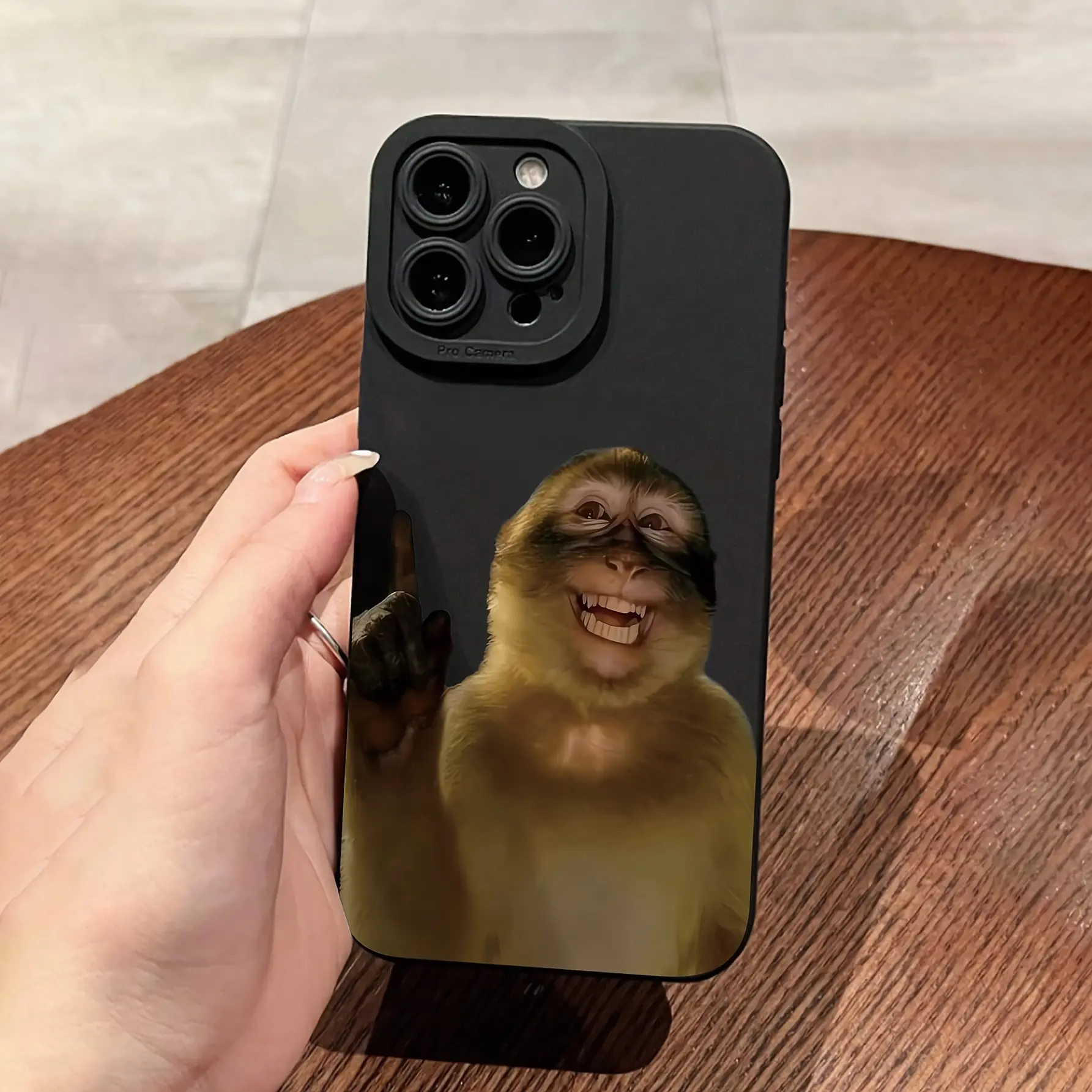 Funny Monkey Humorous Fun All-inclusive TPU Fashion Phone Case/for iPhone  17 Air/16 Plus/