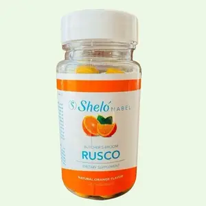 Sheló NABEL Rusco Tabletas Masticables Disminuye Varices desinflama hemorroides Butchers Broom Dietary Healthcare Edible