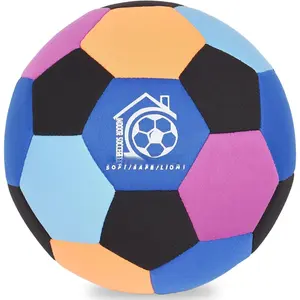 Size 4 Soft Fabric Soccer Ball Safe Silent Indoor Ball for Youth, Lightweight House  Ball for Dribbling & Juggling at (Deflated)