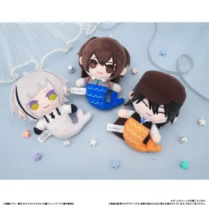 Anime Bungou Stray Dogs Dazai Akutagawa Nakajima Sigma Surrounding Rigu Palm Mermaid Plush Doll Nunu Pendants Children's Gifts