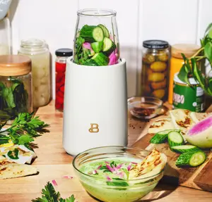 Beautiful Personal Blender Set with 12 Pieces, 240 W, White Icing by Drew Barrymore