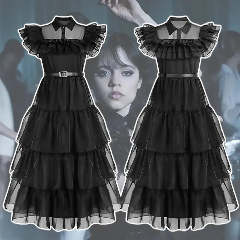 Wednesday Addams Cosplay Dress - TikTok Shop