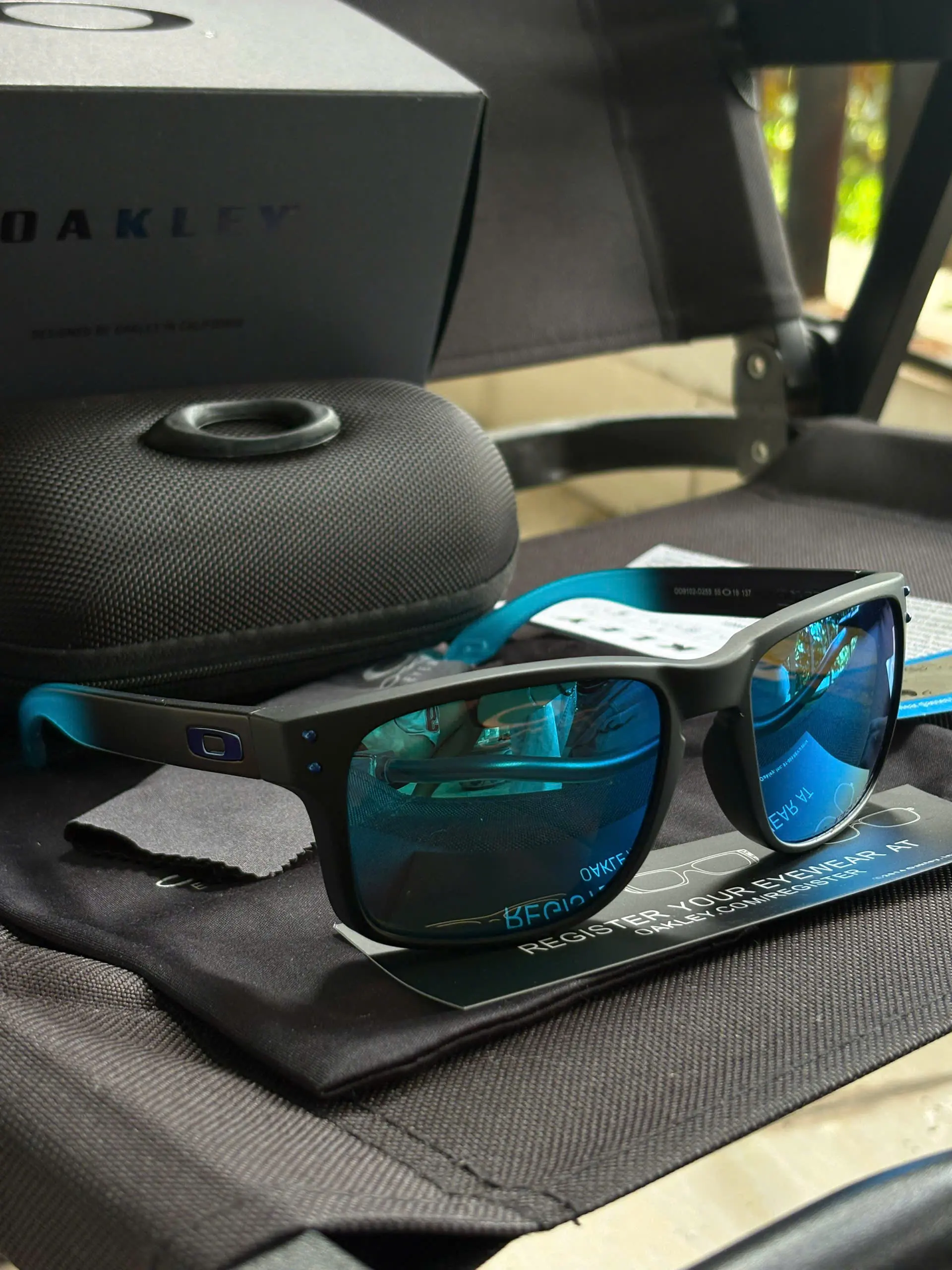 OO9295 Black Sunglasses Men Polarized Lightweight Outdoor Driving Fishing UV Protection