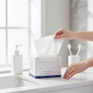 Disposable Facial Towel 50pcs Box Large Size Thickened Soft Face Towel for Gentle Skin Wiping Home Care Supplies Napkin XL